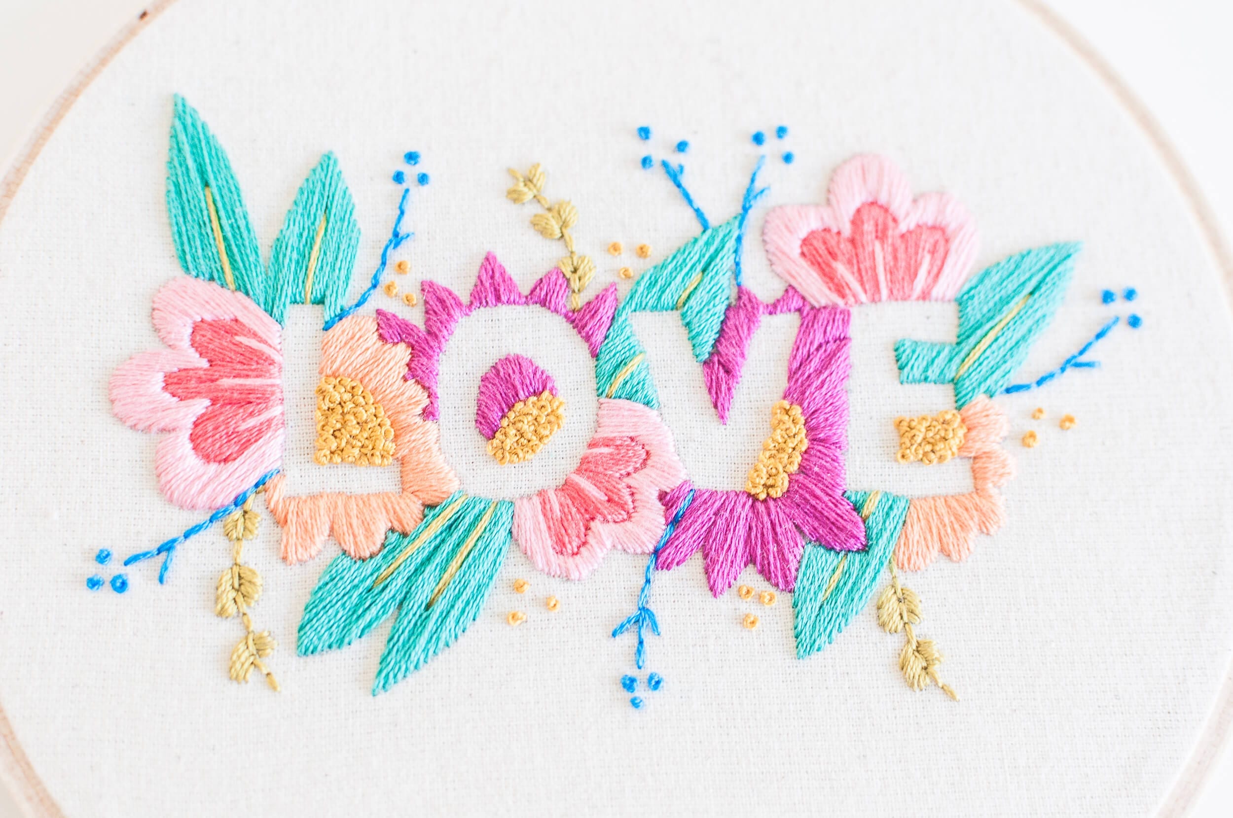 LOVE Embroidery Kit - Brynn & Co.