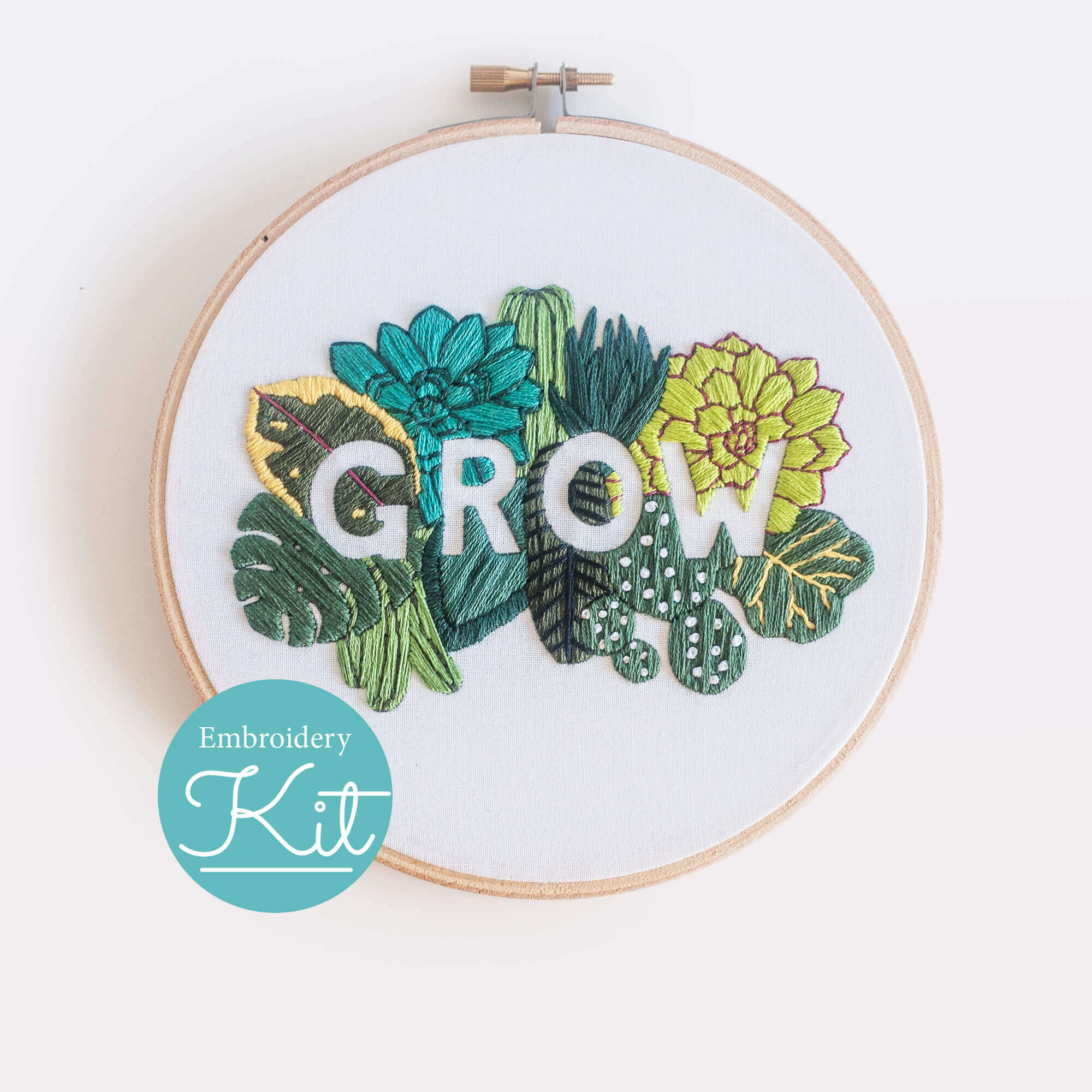 GROW Embroidery Kit - Brynn & Co.