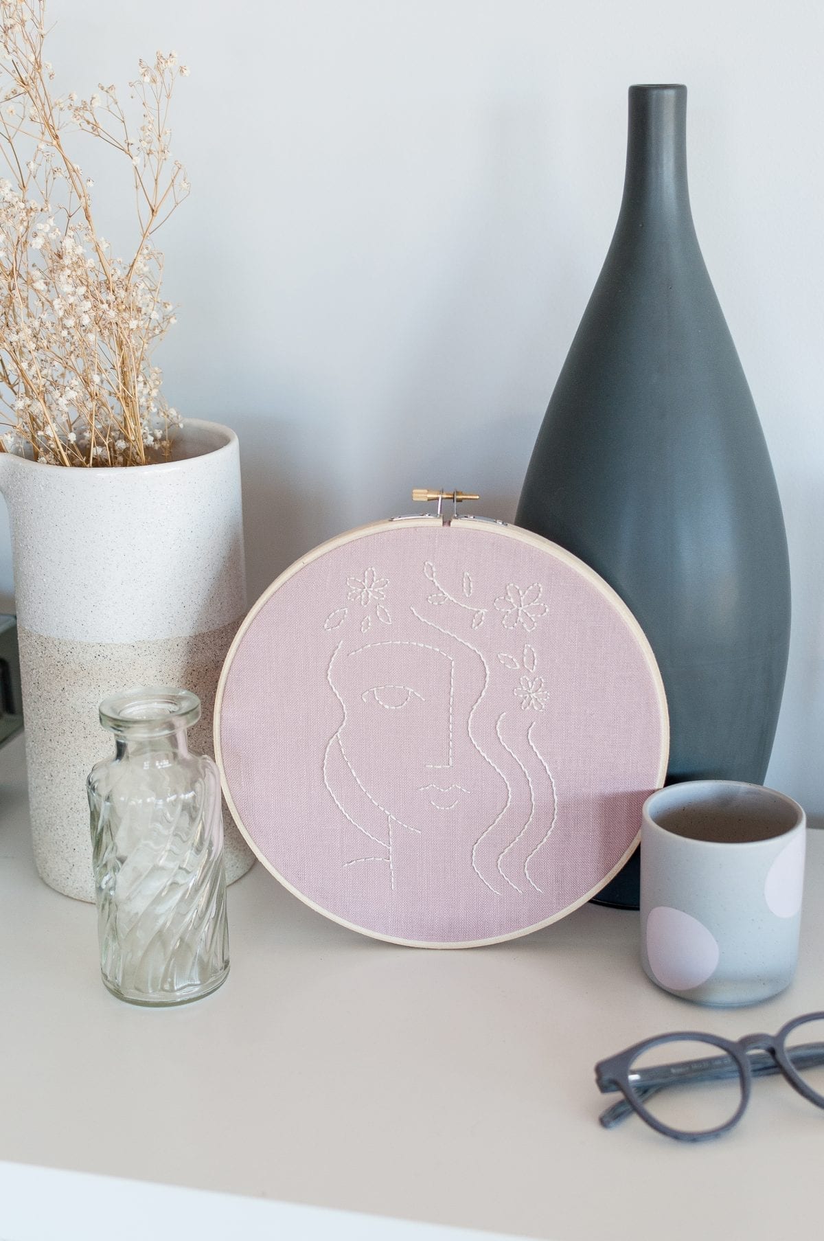 Flora Embroidery kit & Pattern