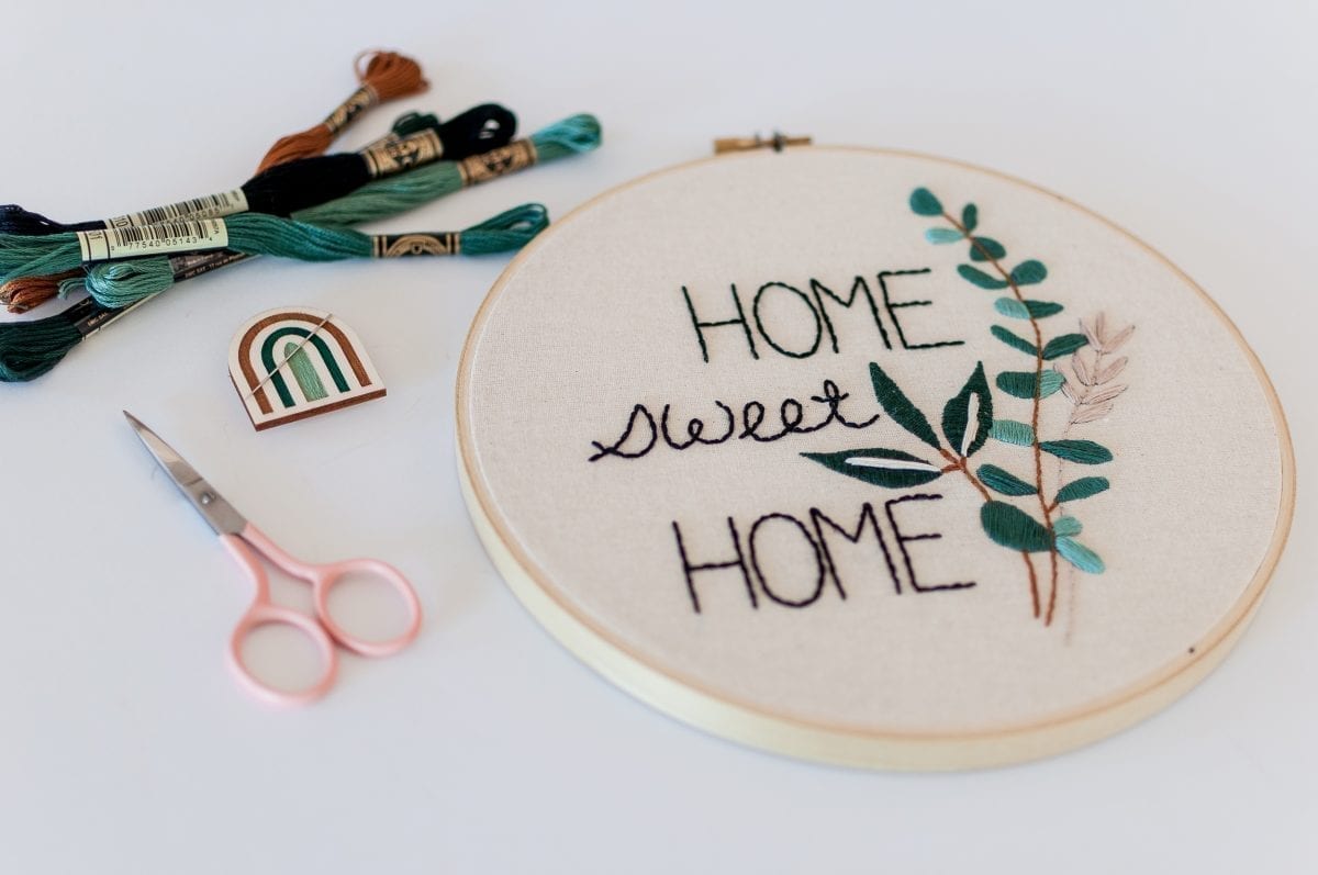 Home Sweet Home Do It Yourself PDF Embroidery Pattern