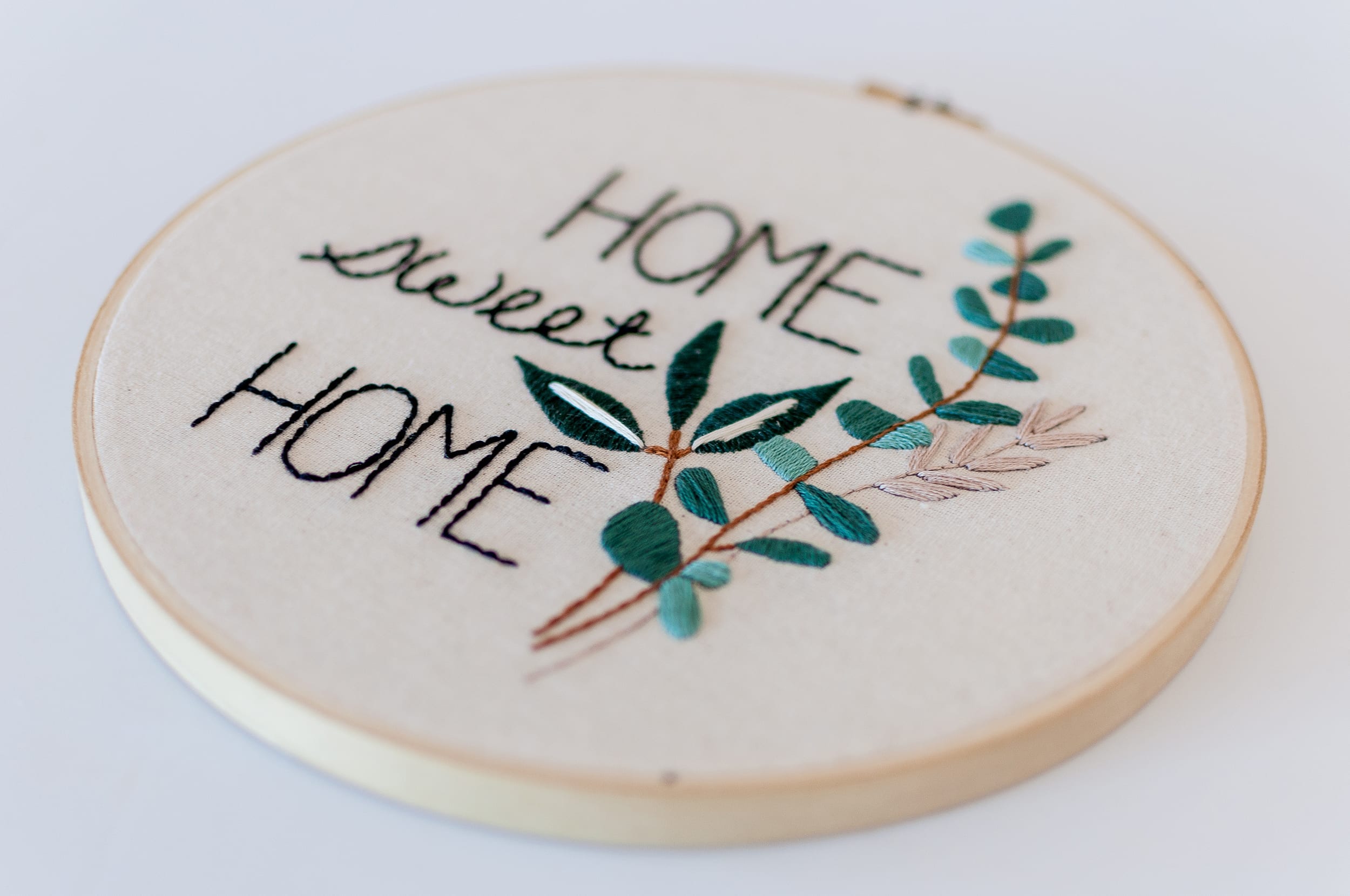 Home Sweet Home Embroidery Kit Brynn & Co.