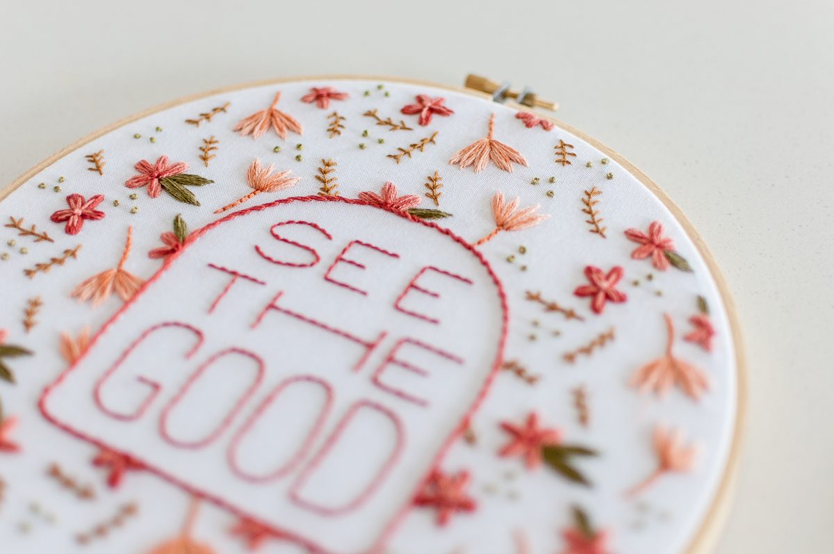 See The Good Do It Yourself Embroidery Kit