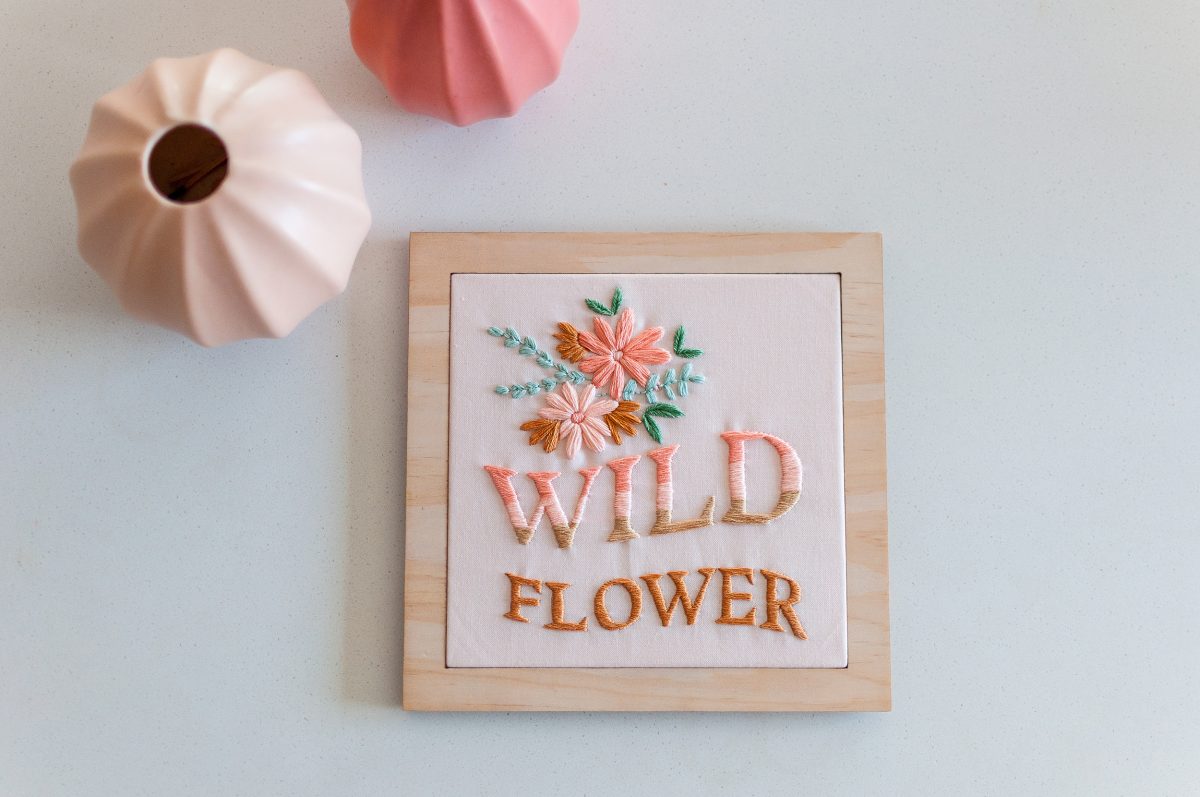 Wildflower Do It Yourself Embroidery Pattern
