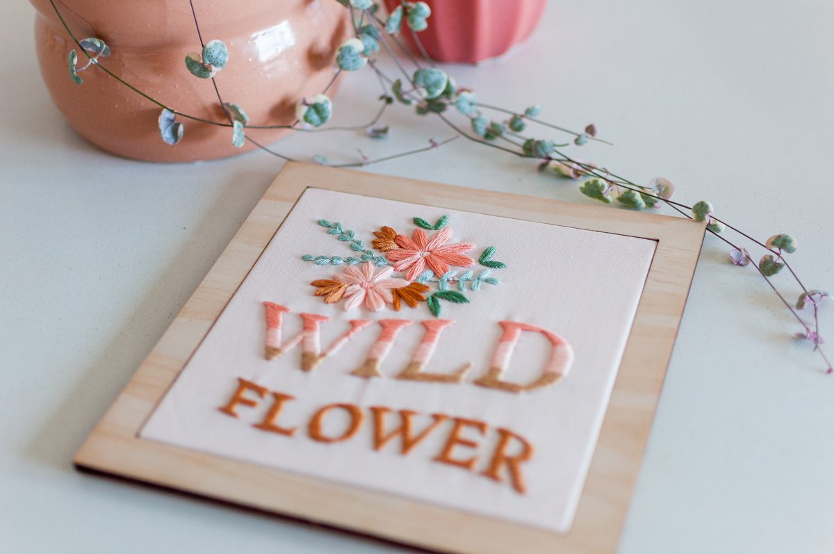 Wildflower Do It Yourself Embroidery Pattern