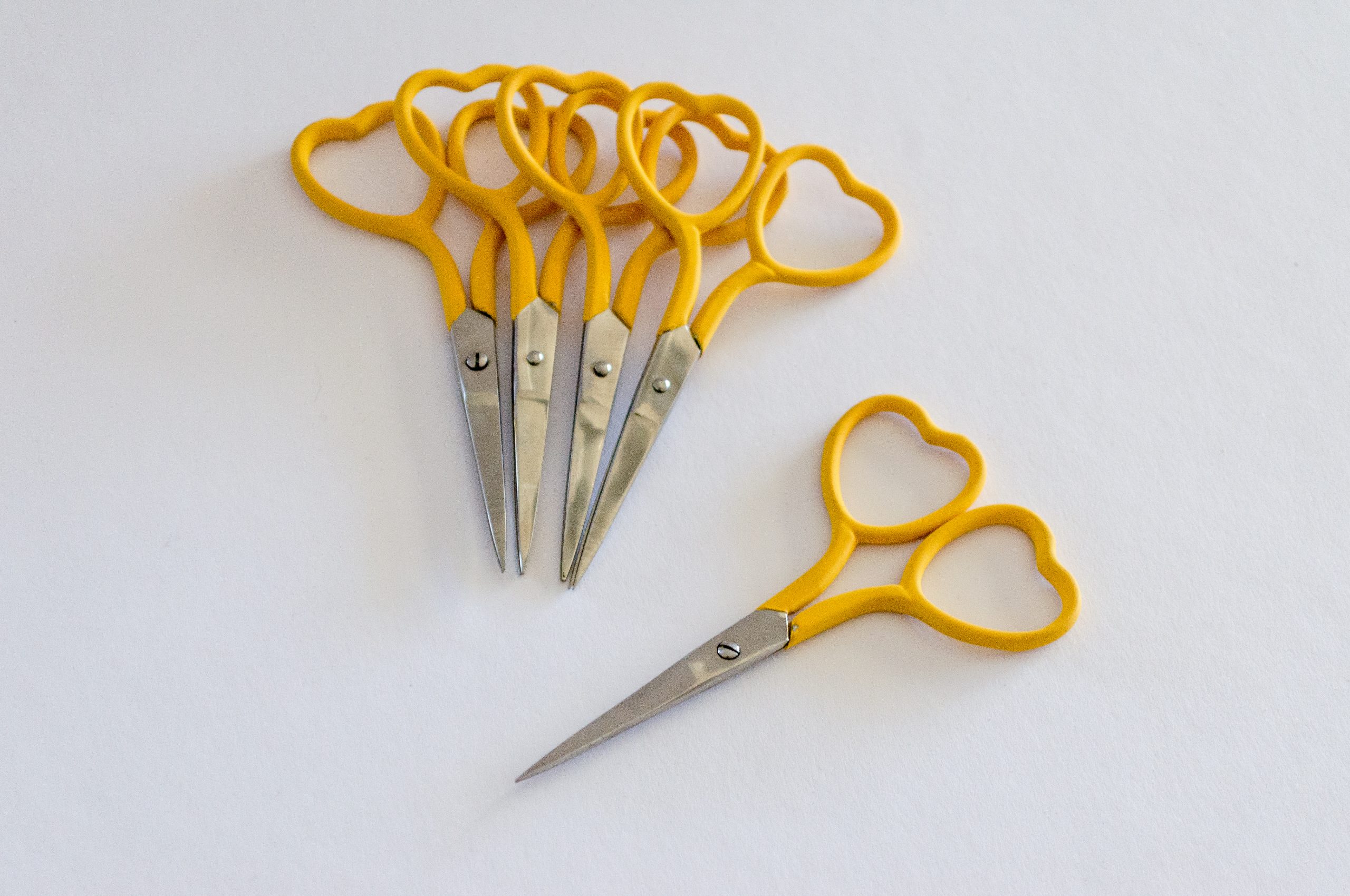 Embroidery Scissors - Colorful Mini Scissors - Shears - Ribbon Scissors -  Mini Scissor- Final Sale - Cute Mini Heart Scissors
